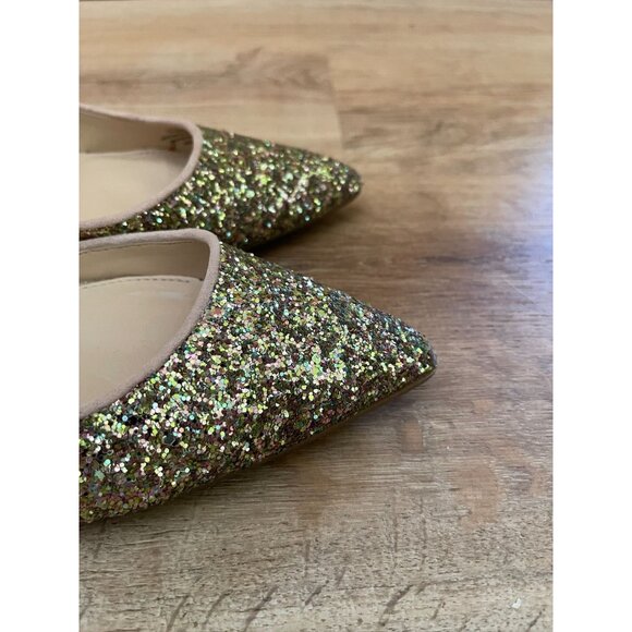 NWT Jessica Simpson Womens Glitter Pointed-Toe Stiletto Heels 9.5 - Picture 7 of 11